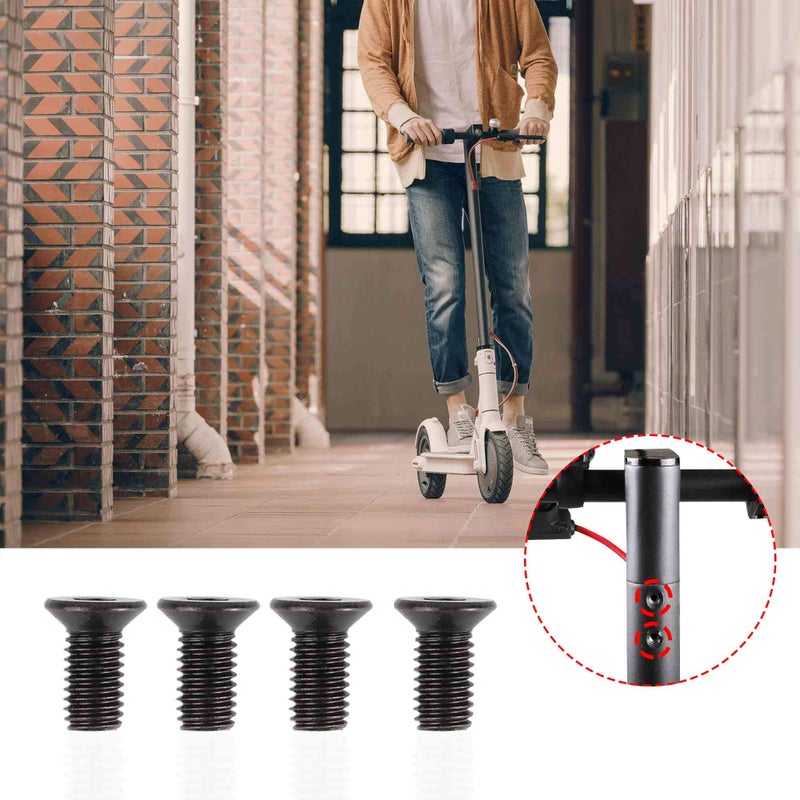 TOMALL Scooter Forehead Head Screw Accessories Stainless Steel Fixed Screw Kit 4 PCS Compatible for Xioami M365 Electric Scooter - Image 5